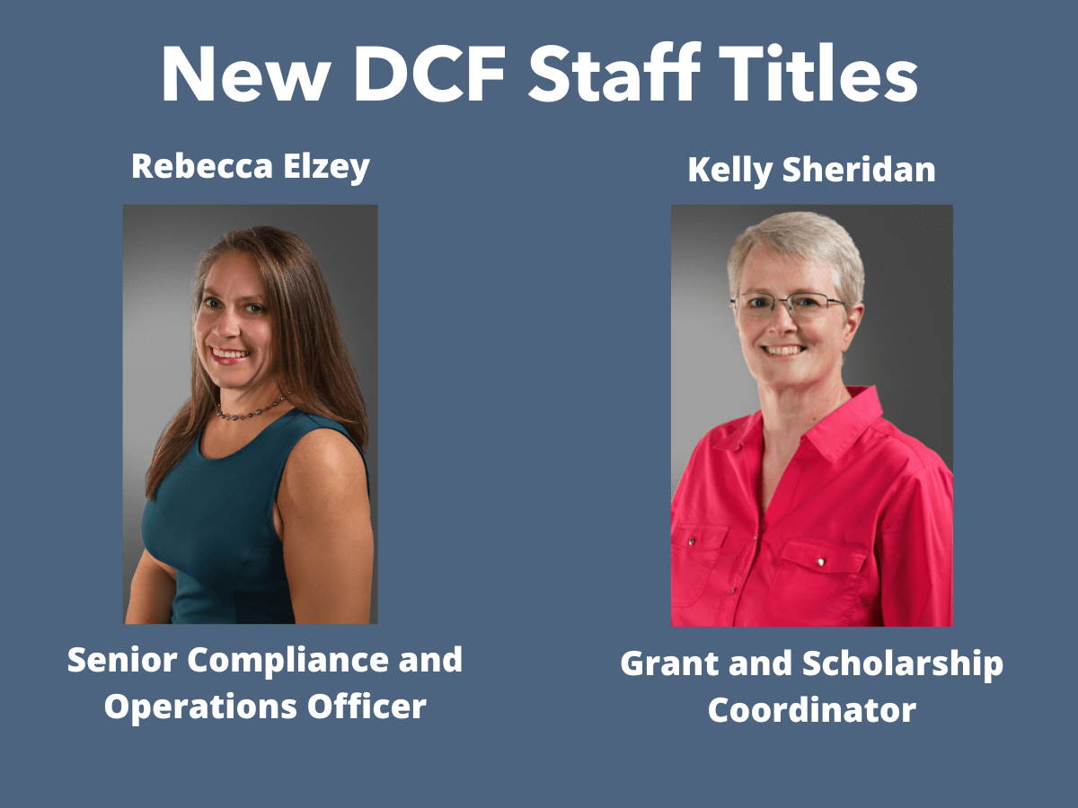 DCF's Elzey and Sheridan Earn New Titles Delaware Community Foundation